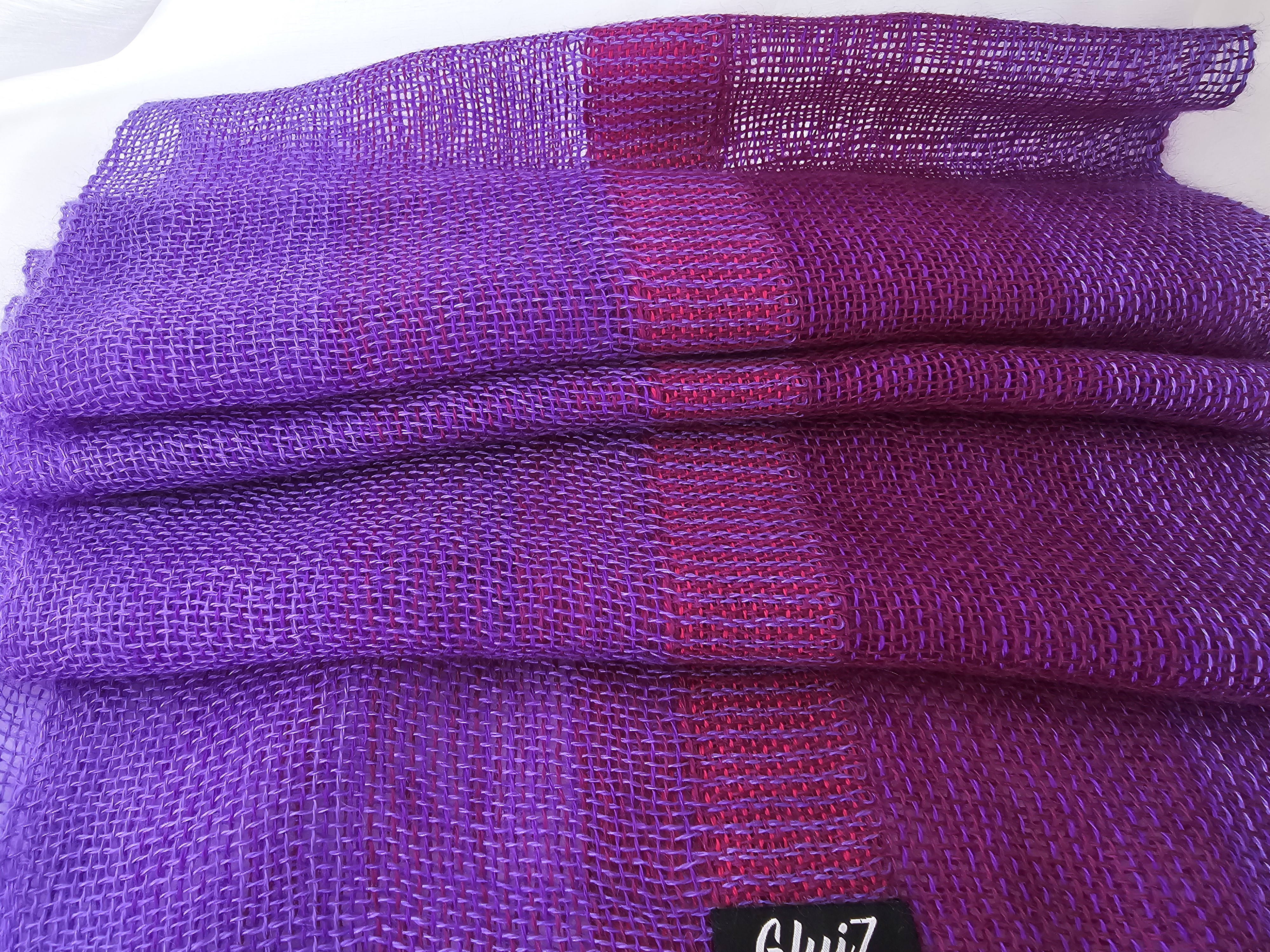 Kid Mohair Woven Scarf Colour 1
